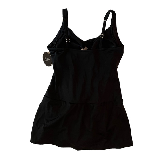 Soma Swim Dress Black Size 10 - Picture 4 of 6
